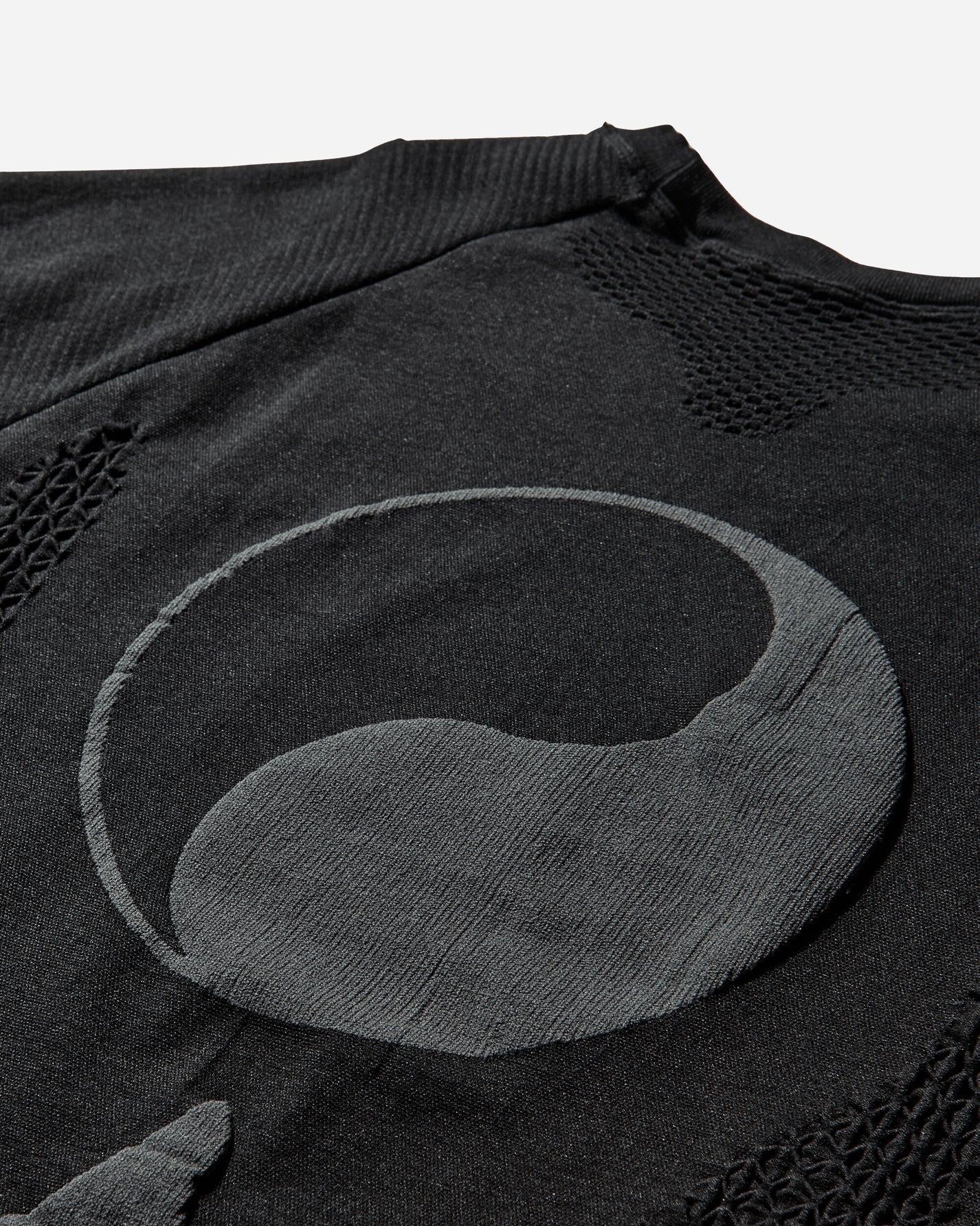 ROA Aune Seamless Knit Long Sleeve Carbon Sweatshirts Track Tops YBMW089YA07 BLK0001