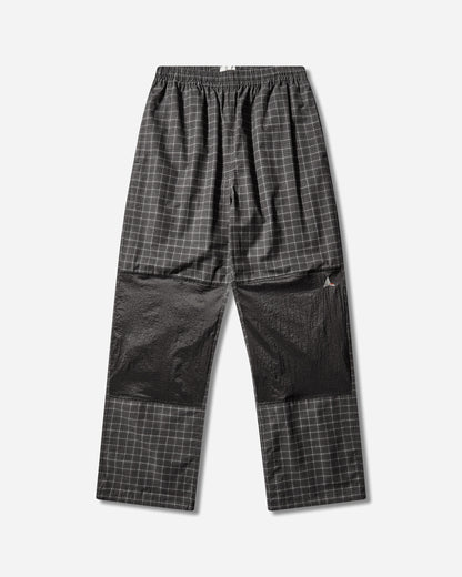 ROA Aair Floweave Printed Check Elasticated Waistband Pants Anthracite Pants Trousers YBMW023FA21 ANT0001