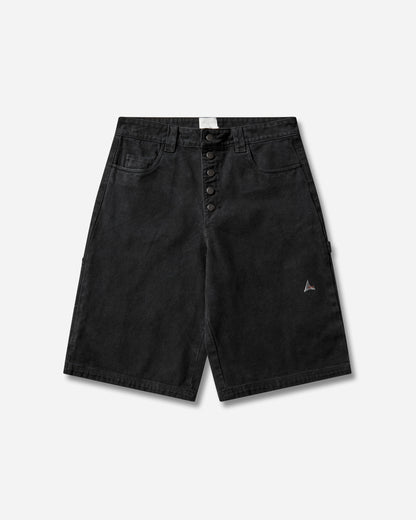 ROA Ash Canvas Shorts Washed Black Pants Trousers YBMW059FA55 BLK0020