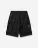 ROA Ash Canvas Shorts Washed Black Pants Trousers YBMW059FA55 BLK0020