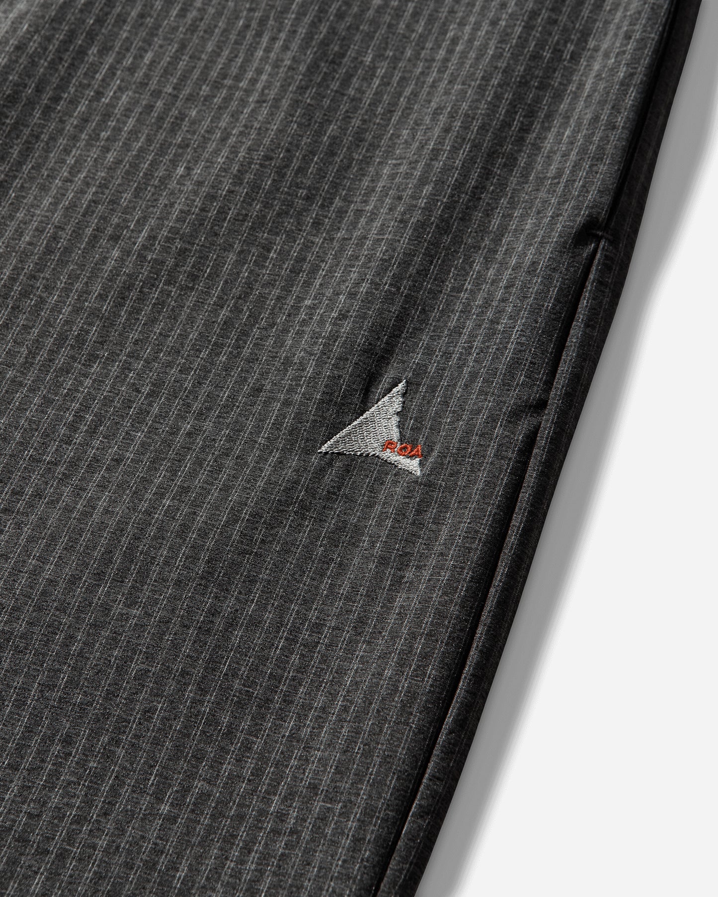 ROA Numb Pinstriped Packable Pants Black Pants Trousers YBUW012FA05 BLK0001