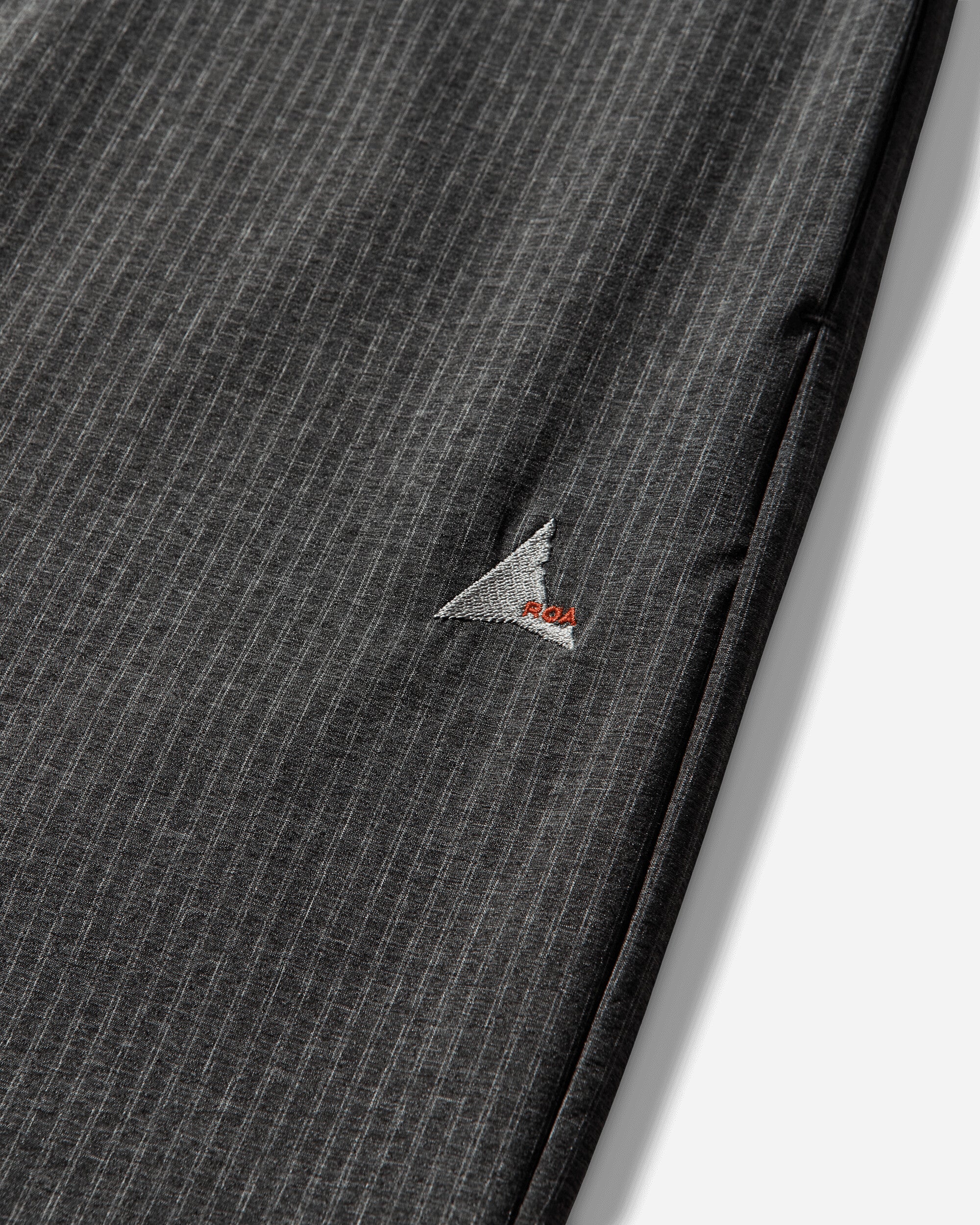 ROA Numb Pinstriped Packable Pants Black Pants Trousers YBUW012FA05 BLK0001