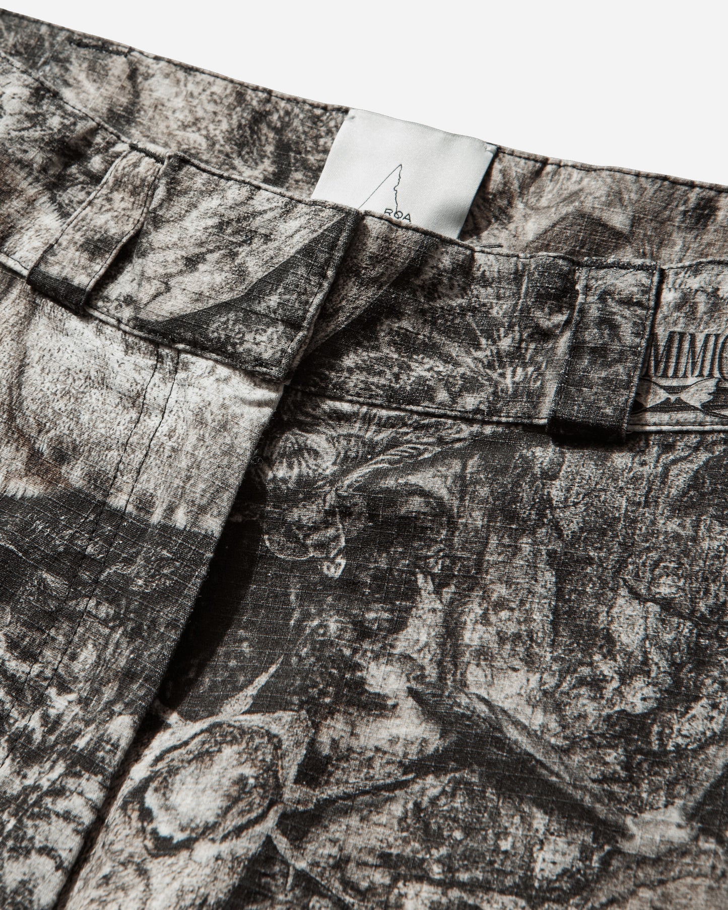 ROA Siera Moth Print 3/4 Pant Brown Pants Trousers YBWW022FA08 BRW0001