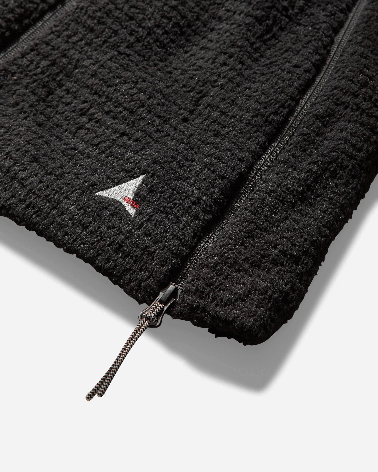 ROA Naike Hooded Polartec High Loft Vest Black Coats and Jackets Vests RBWW004FA02 BLK0001