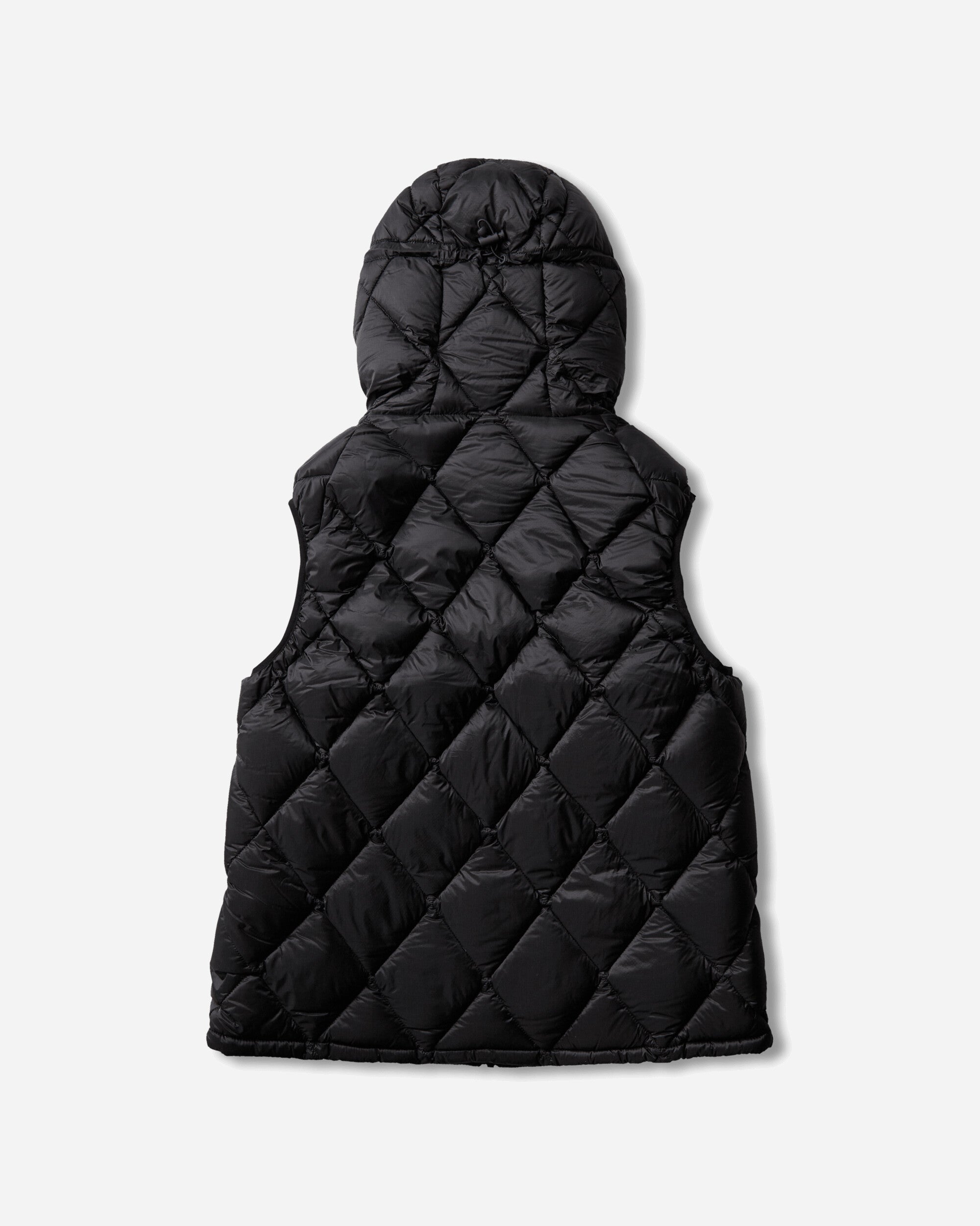 ROA Nuna 800 Fill Power Hooded Down Vest Black Coats and Jackets Vests YBUW060FA34 BLK0001
