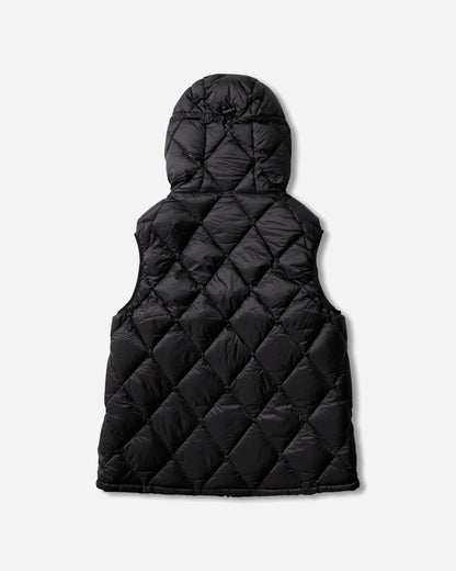 ROA Nuna 800 Fill Power Hooded Down Vest Black Coats and Jackets Vests YBUW060FA34 BLK0001