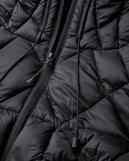 ROA Nuna 800 Fill Power Hooded Down Vest Black Coats and Jackets Vests YBUW060FA34 BLK0001