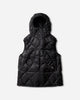 ROA Nuna 800 Fill Power Hooded Down Vest Black Coats and Jackets Vests YBUW060FA34 BLK0001