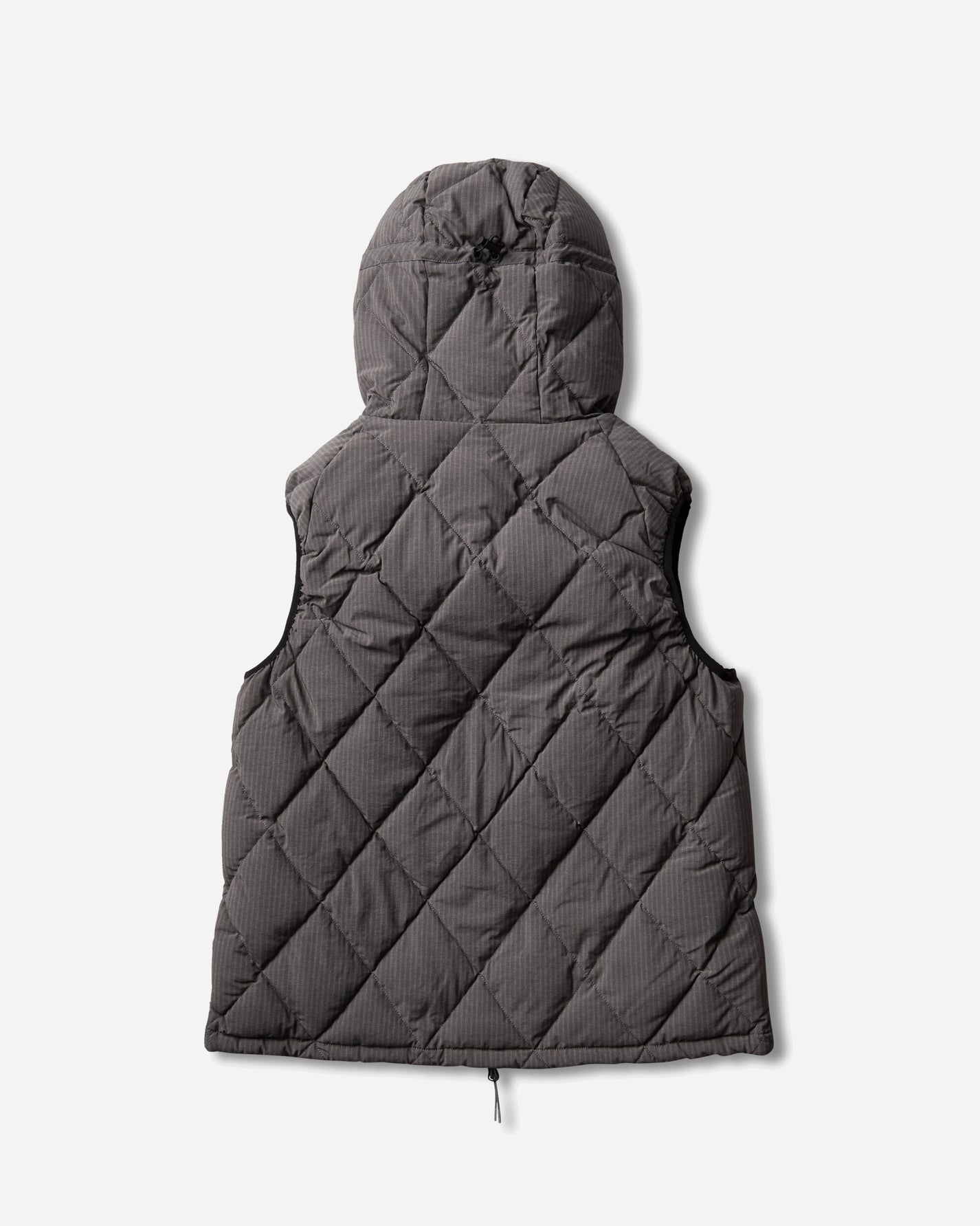 ROA Nuna 800 Fill Power Pinstriped Down Vest Graphite Coats and Jackets Vests YBUW061FA35 GRY0045
