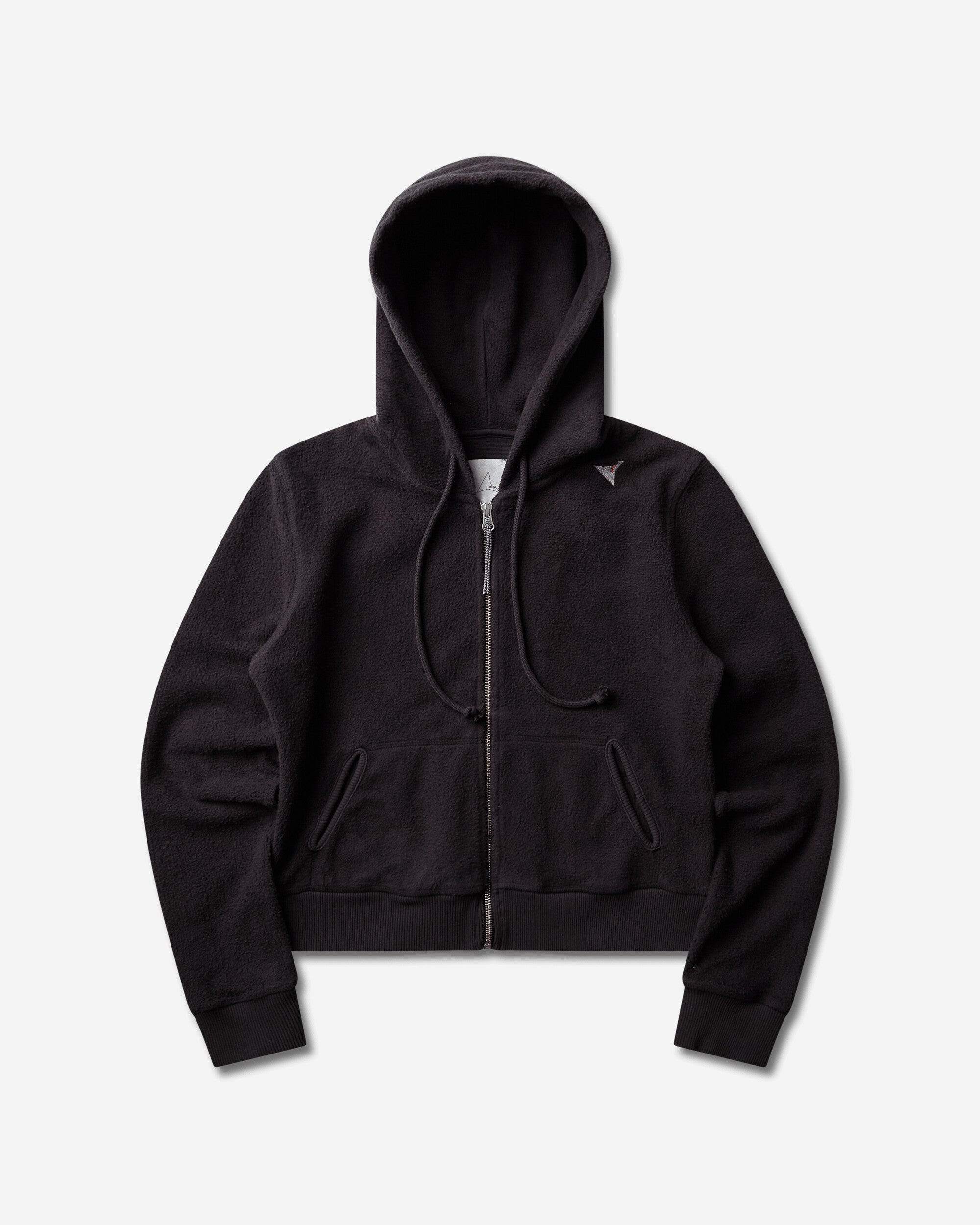 ROA Logo Inside Out Zip-Up Baby Hoodie Washed Black Sweatshirts Zip-Ups YBWW065JY20 BLK0020