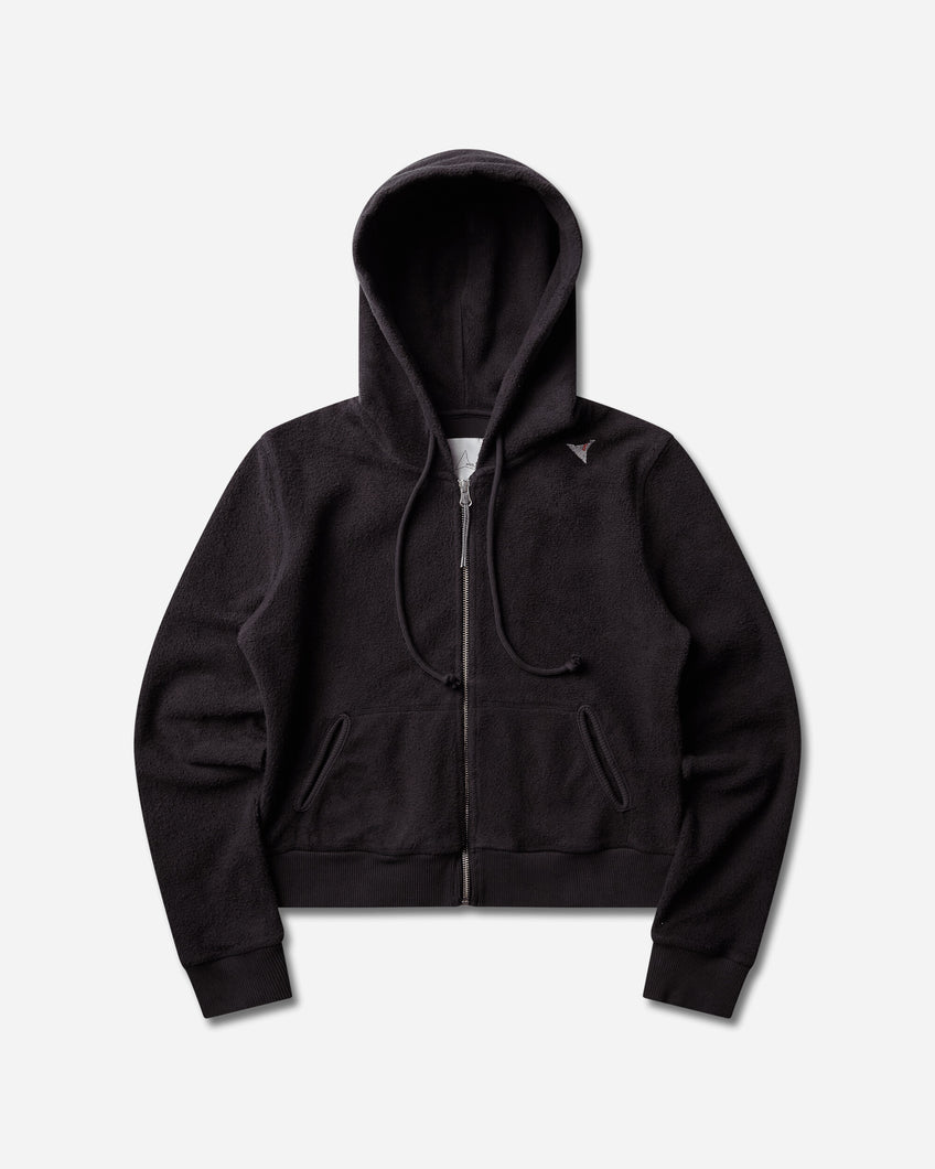 ROA Logo Inside Out Zip-Up Baby Hoodie Washed Black Sweatshirts Zip-Ups YBWW065JY20 BLK0020