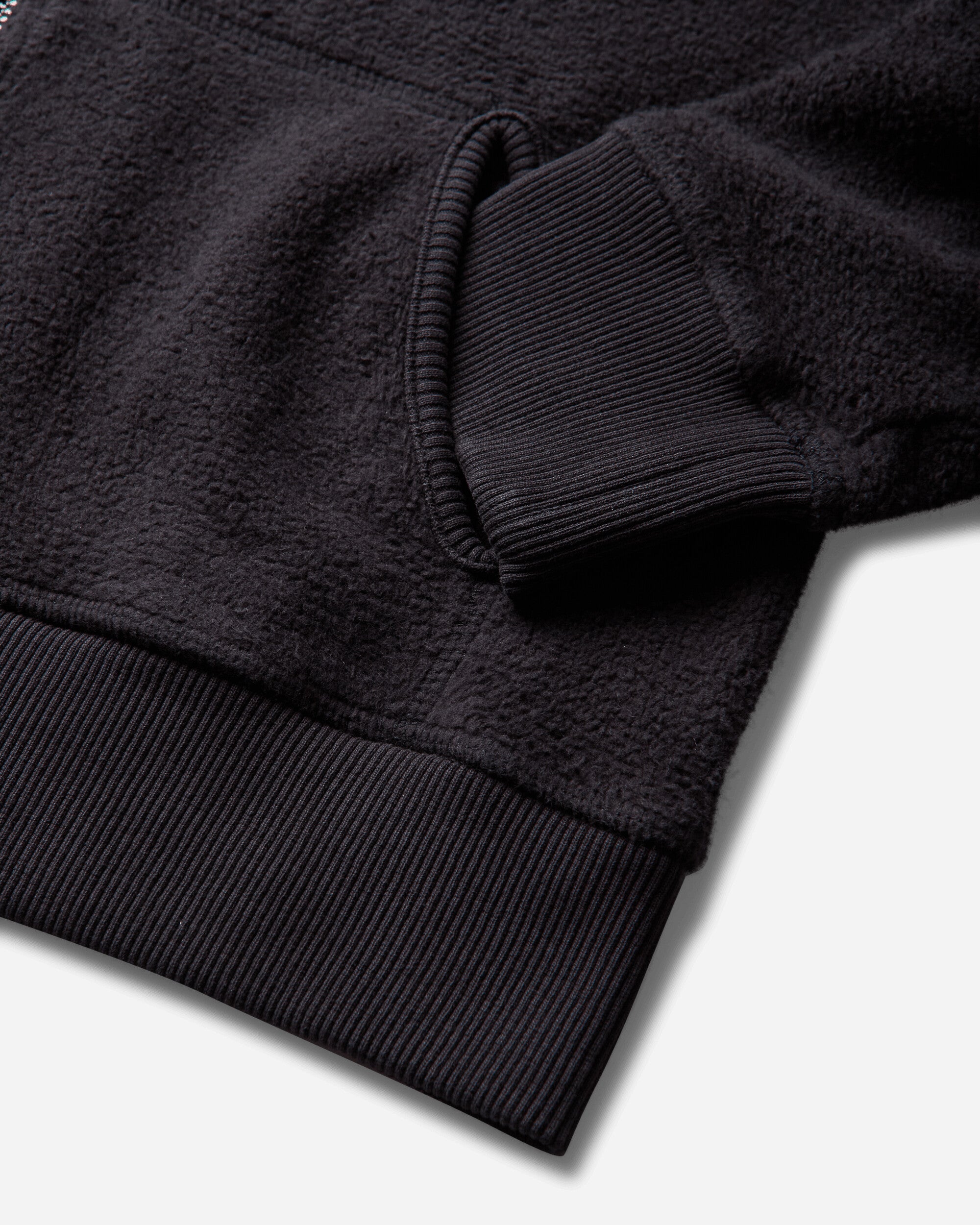 ROA Logo Inside Out Zip-Up Baby Hoodie Washed Black Sweatshirts Zip-Ups YBWW065JY20 BLK0020