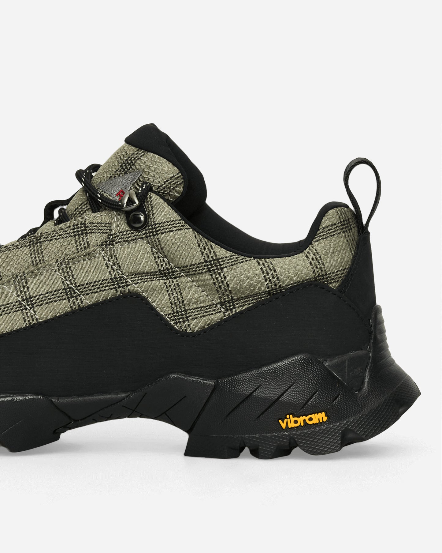 ROA Katharina Taupe/Black Check Sneakers Low YBUW123FA11 GRY0039