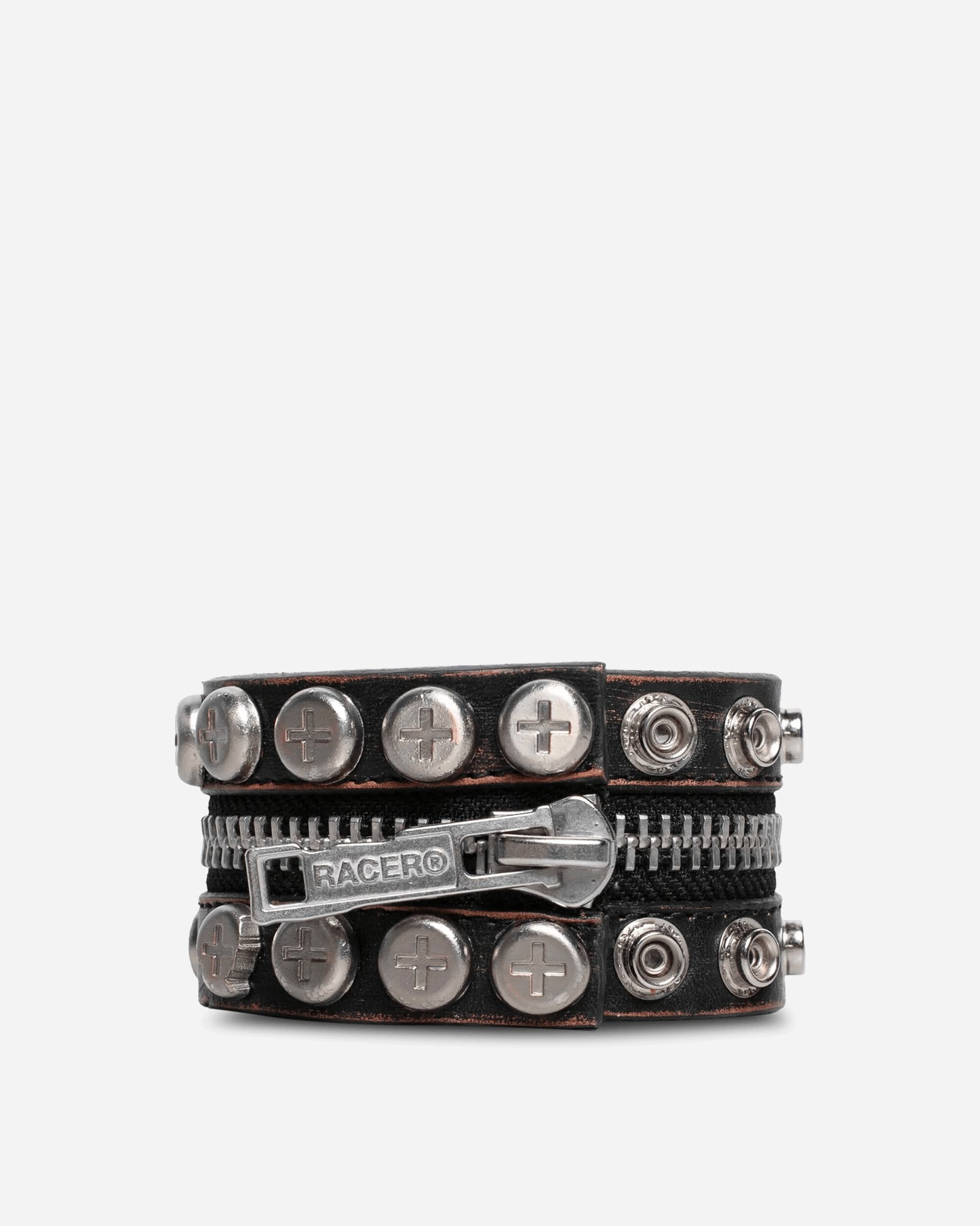 Racer Worldwide Split Button Bracelet Black Jewellery Bracelets SS25-AC-CONVERTIBLE-BRACELET BLK