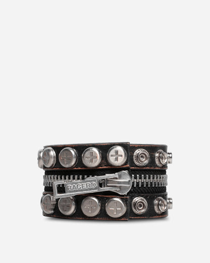 Racer Worldwide Split Button Bracelet Black Jewellery Bracelets SS25-AC-CONVERTIBLE-BRACELET BLK