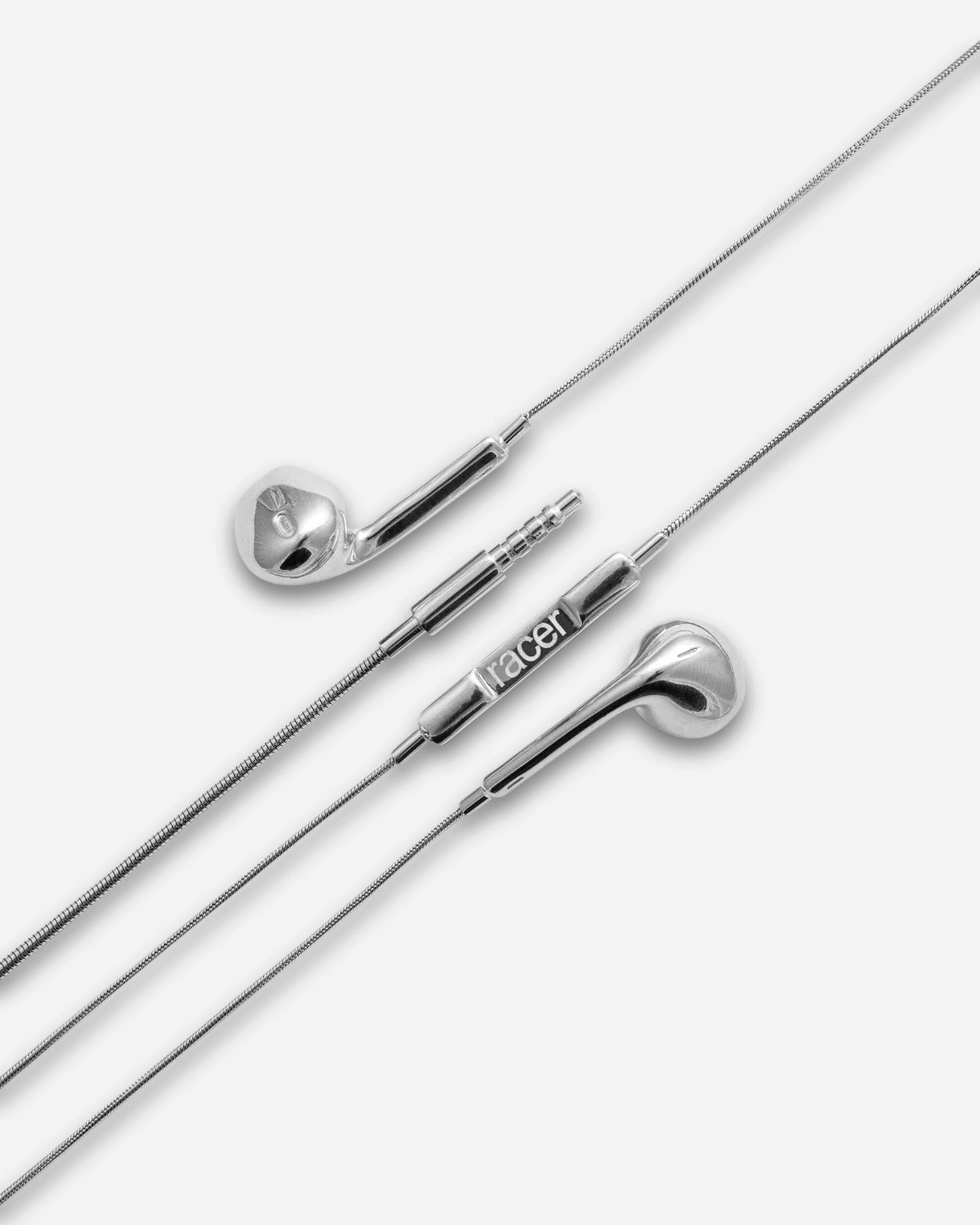 Racer Worldwide Racerpods Necklace Silver Jewellery Necklaces SS25-JWL-RACER SILVER