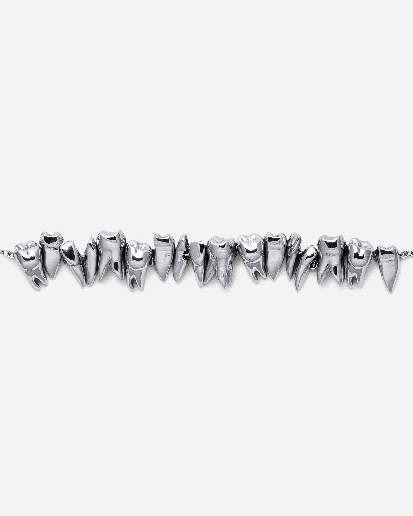 Racer Worldwide Teeth Necklace Silver Jewellery Necklaces SS26-JWL-TEETH-NECK SIL