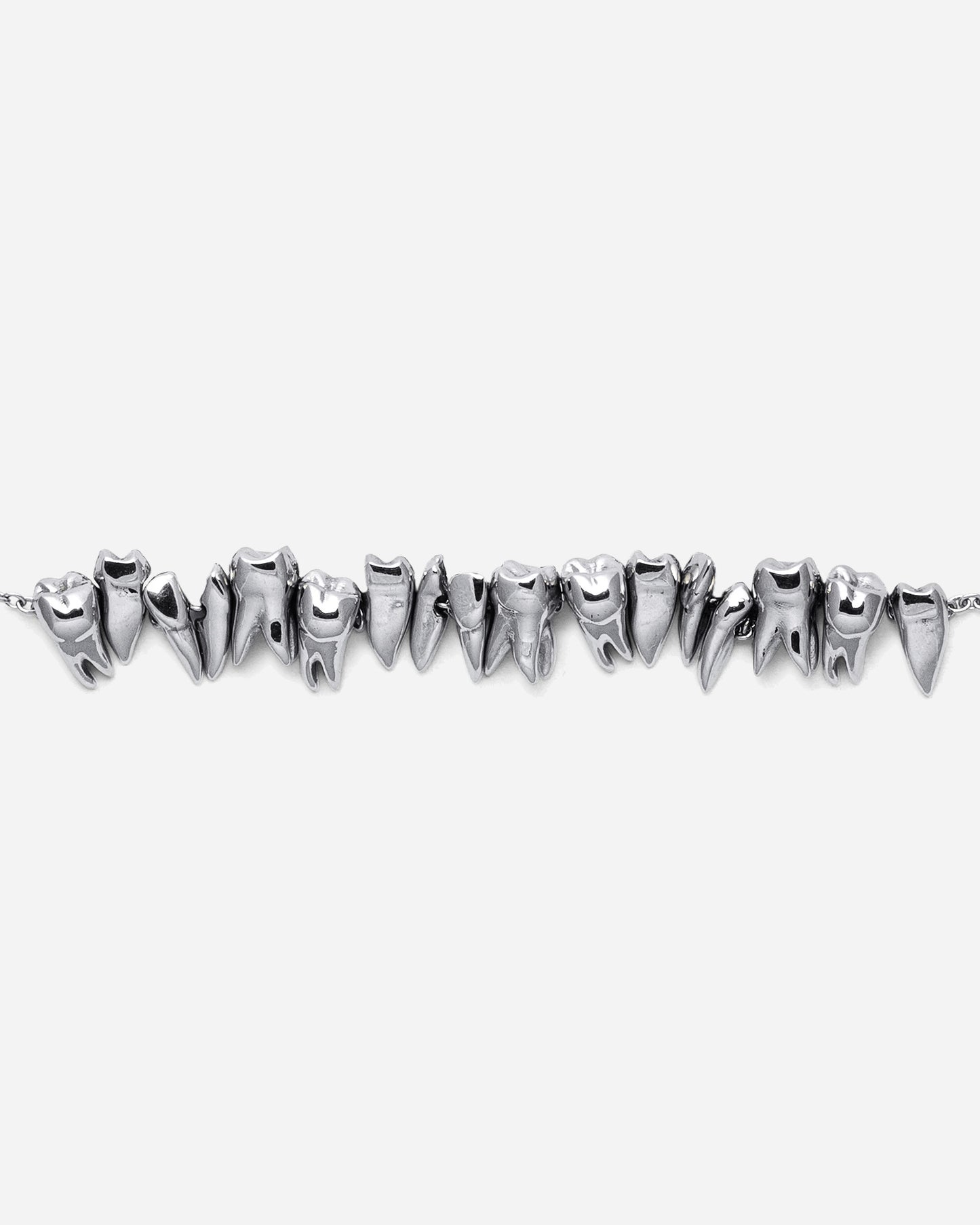 Racer Worldwide Teeth Necklace Silver Jewellery Necklaces SS26-JWL-TEETH-NECK SIL