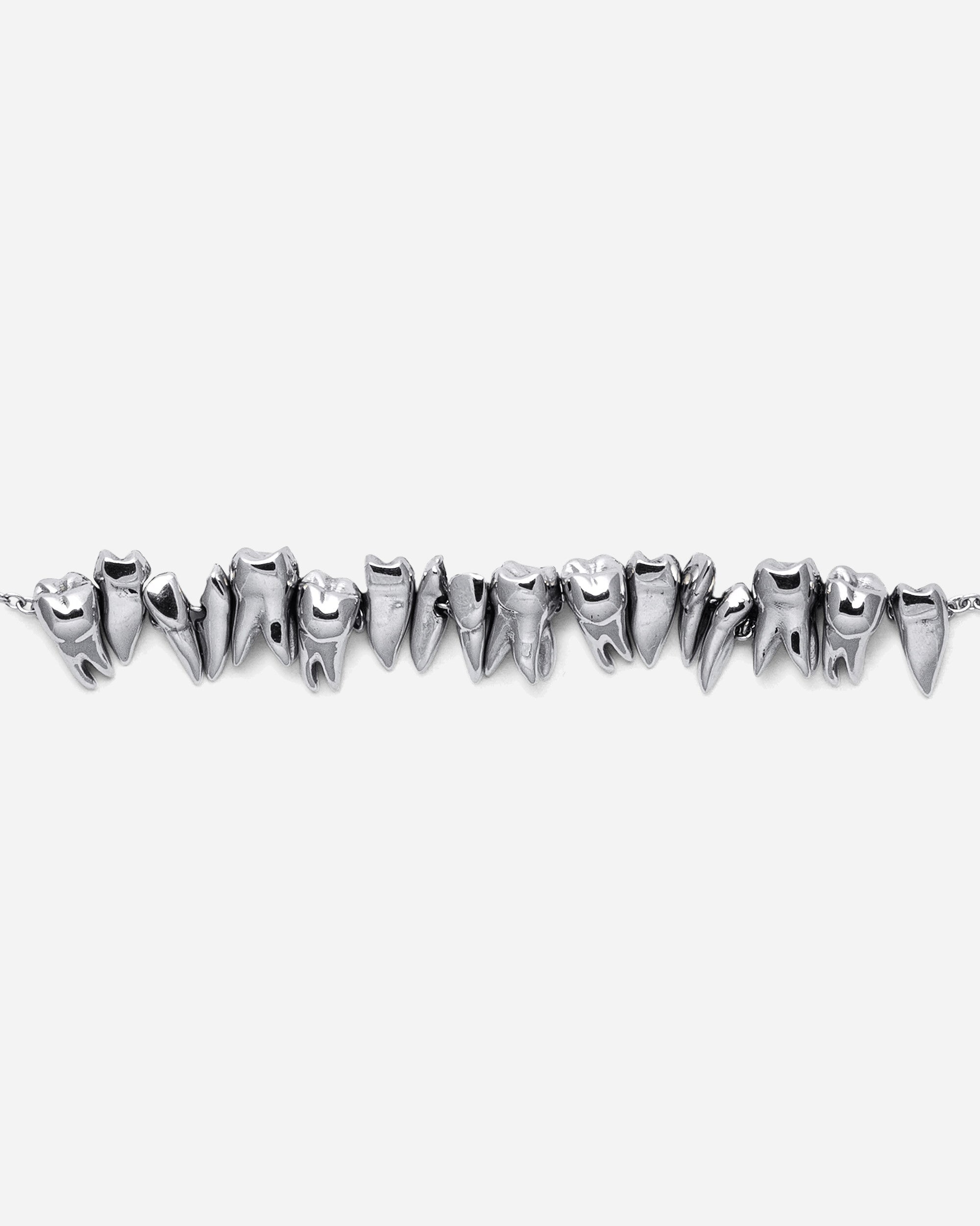 Racer Worldwide Teeth Necklace Silver Jewellery Necklaces SS26-JWL-TEETH-NECK SIL