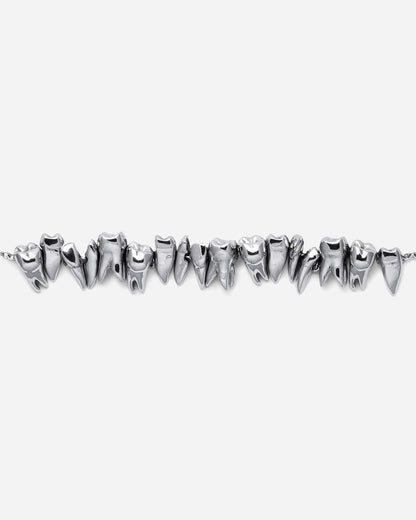 Racer Worldwide Teeth Necklace Silver Jewellery Necklaces SS26-JWL-TEETH-NECK SIL
