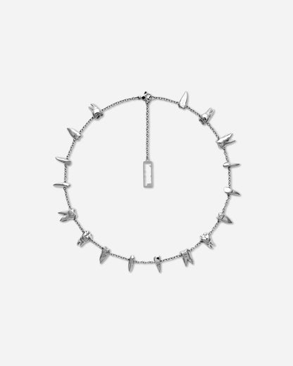 Racer Worldwide Teeth Necklace Silver Jewellery Necklaces SS26-JWL-TEETH-NECK SIL
