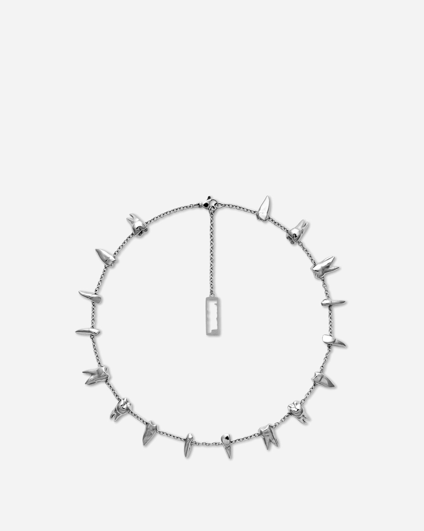 Racer Worldwide Teeth Necklace Silver Jewellery Necklaces SS26-JWL-TEETH-NECK SIL
