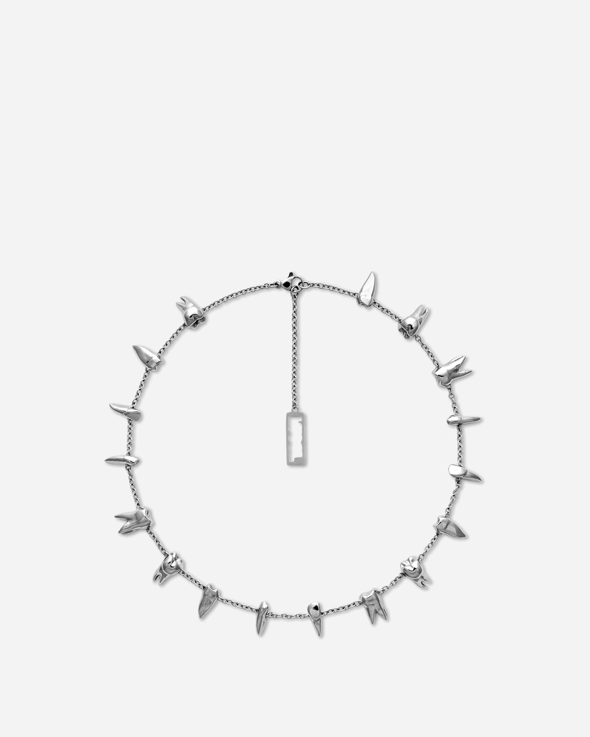 Racer Worldwide Teeth Necklace Silver Jewellery Necklaces SS26-JWL-TEETH-NECK SIL