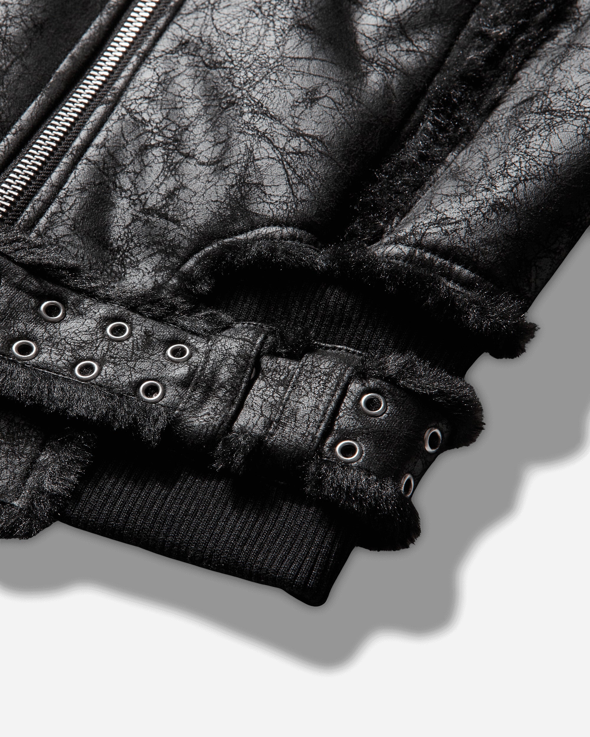 Racer Worldwide Sheepskin Jacket Black Coats and Jackets Bomber Jackets FW25-JA-SHEEPSKIN BLACK