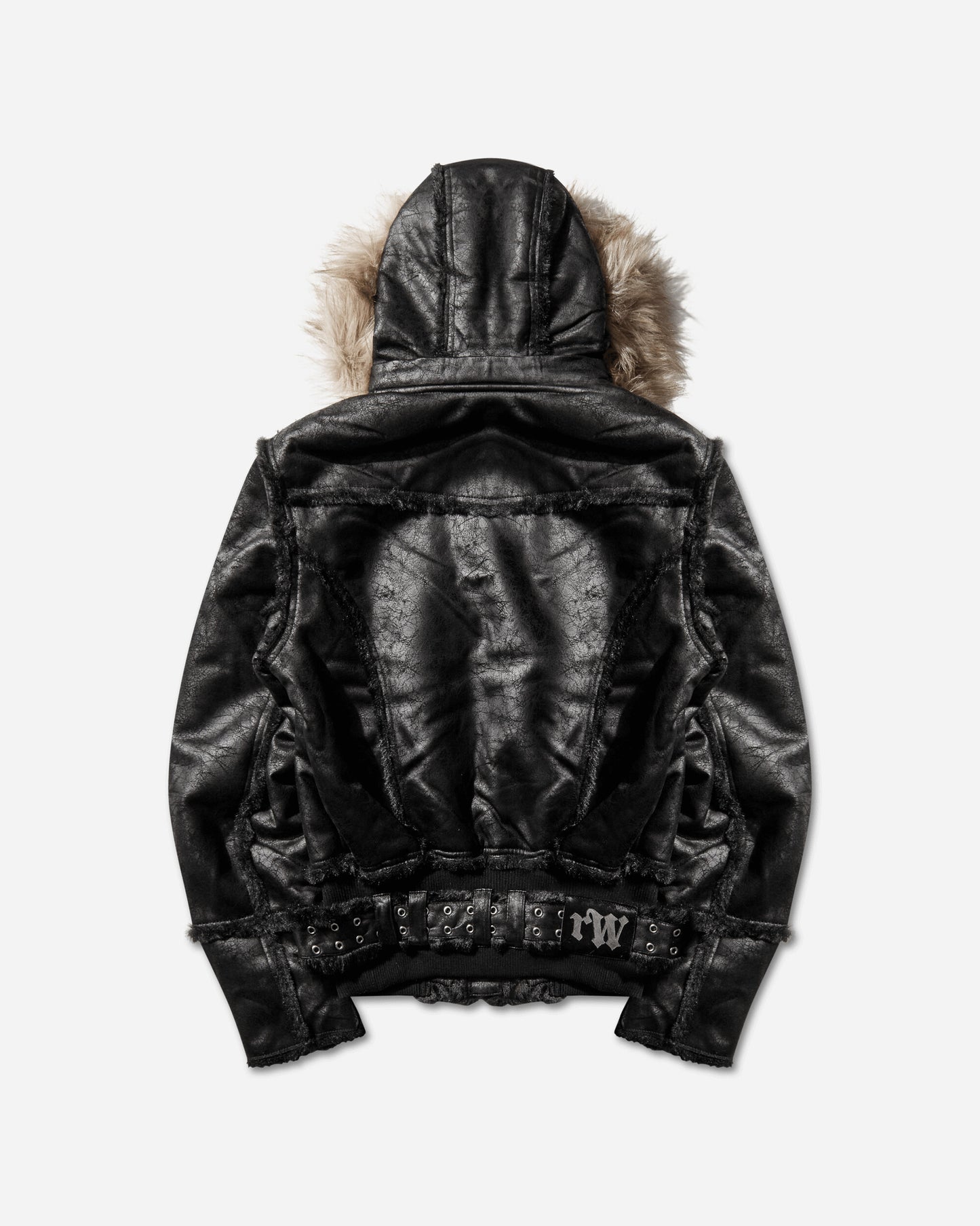 Racer Worldwide Sheepskin Jacket Black Coats and Jackets Bomber Jackets FW25-JA-SHEEPSKIN BLACK