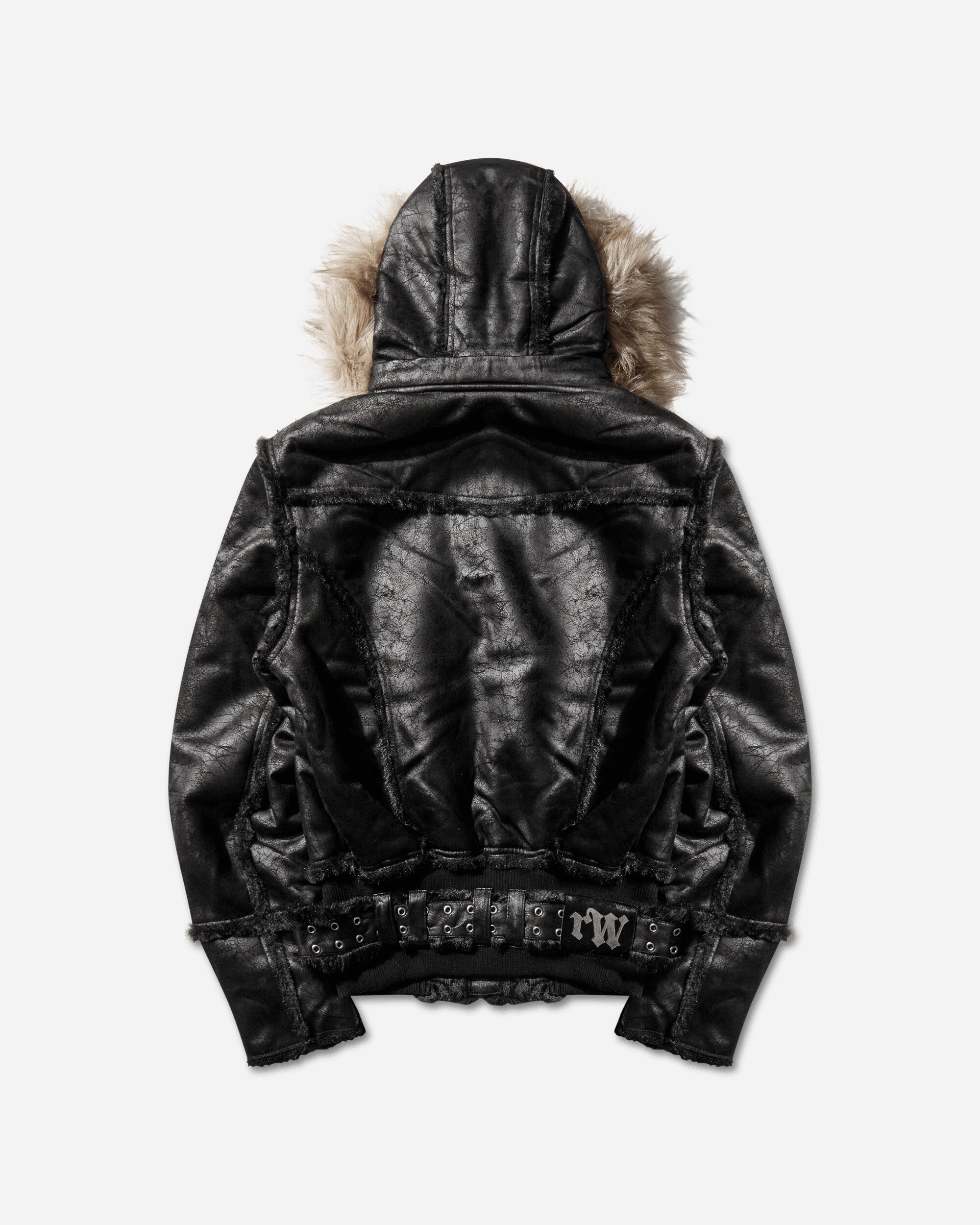 Racer Worldwide Sheepskin Jacket Black Coats and Jackets Bomber Jackets FW25-JA-SHEEPSKIN BLACK