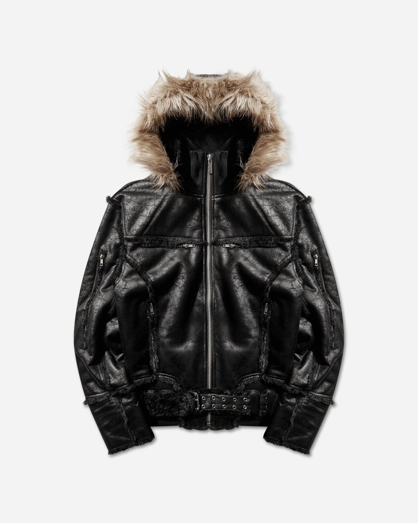 Racer Worldwide Sheepskin Jacket Black Coats and Jackets Bomber Jackets FW25-JA-SHEEPSKIN BLACK