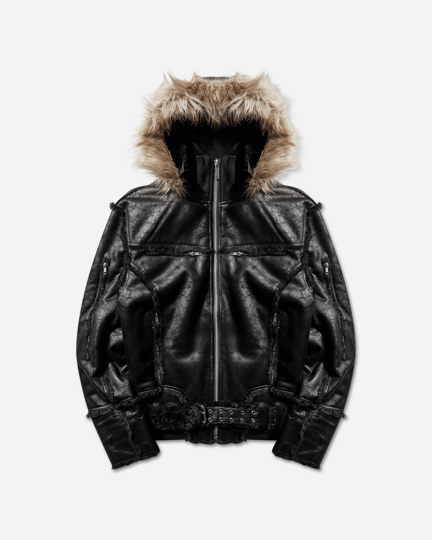 Racer Worldwide Sheepskin Jacket Black Coats and Jackets Bomber Jackets FW25-JA-SHEEPSKIN BLACK