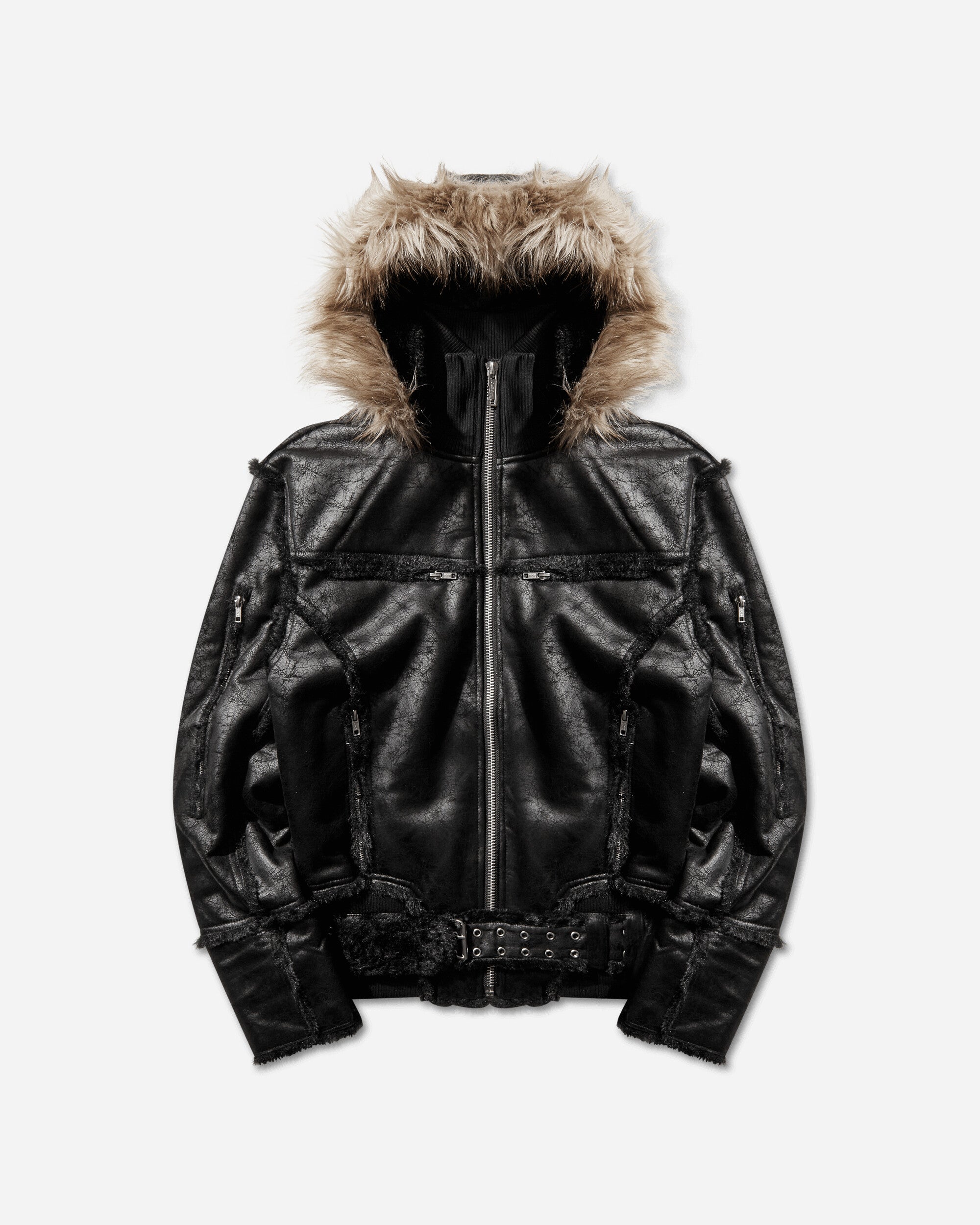 Racer Worldwide Sheepskin Jacket Black Coats and Jackets Bomber Jackets FW25-JA-SHEEPSKIN BLACK