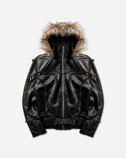 Racer Worldwide Sheepskin Jacket Black Coats and Jackets Bomber Jackets FW25-JA-SHEEPSKIN BLACK