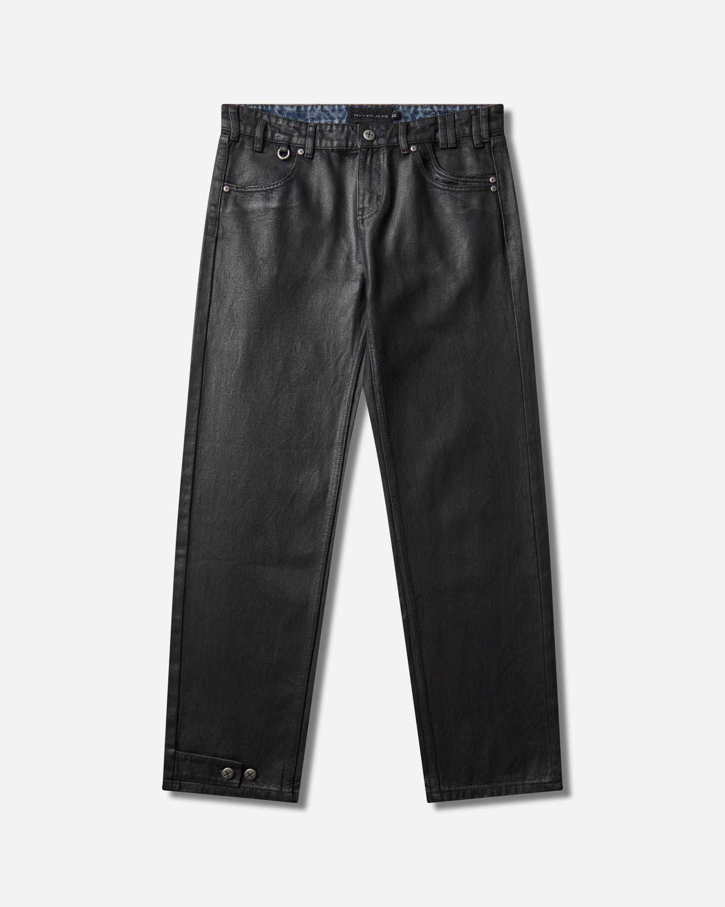 Racer Worldwide Coated Slim Denim Black Pants Denim SS26-JEANS-COATED-SLIM BLK
