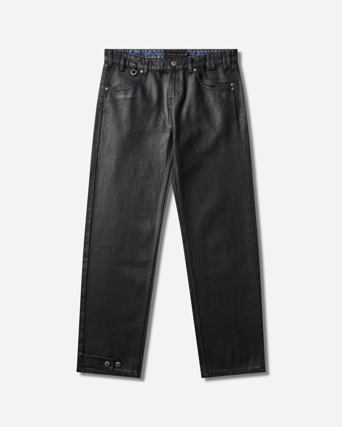 Racer Worldwide Coated Slim Denim Black Pants Denim SS26-JEANS-COATED-SLIM BLK