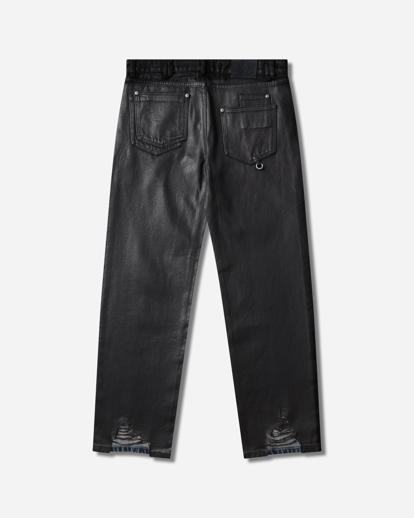 Racer Worldwide Coated Slim Denim Black Pants Denim SS26-JEANS-COATED-SLIM BLK