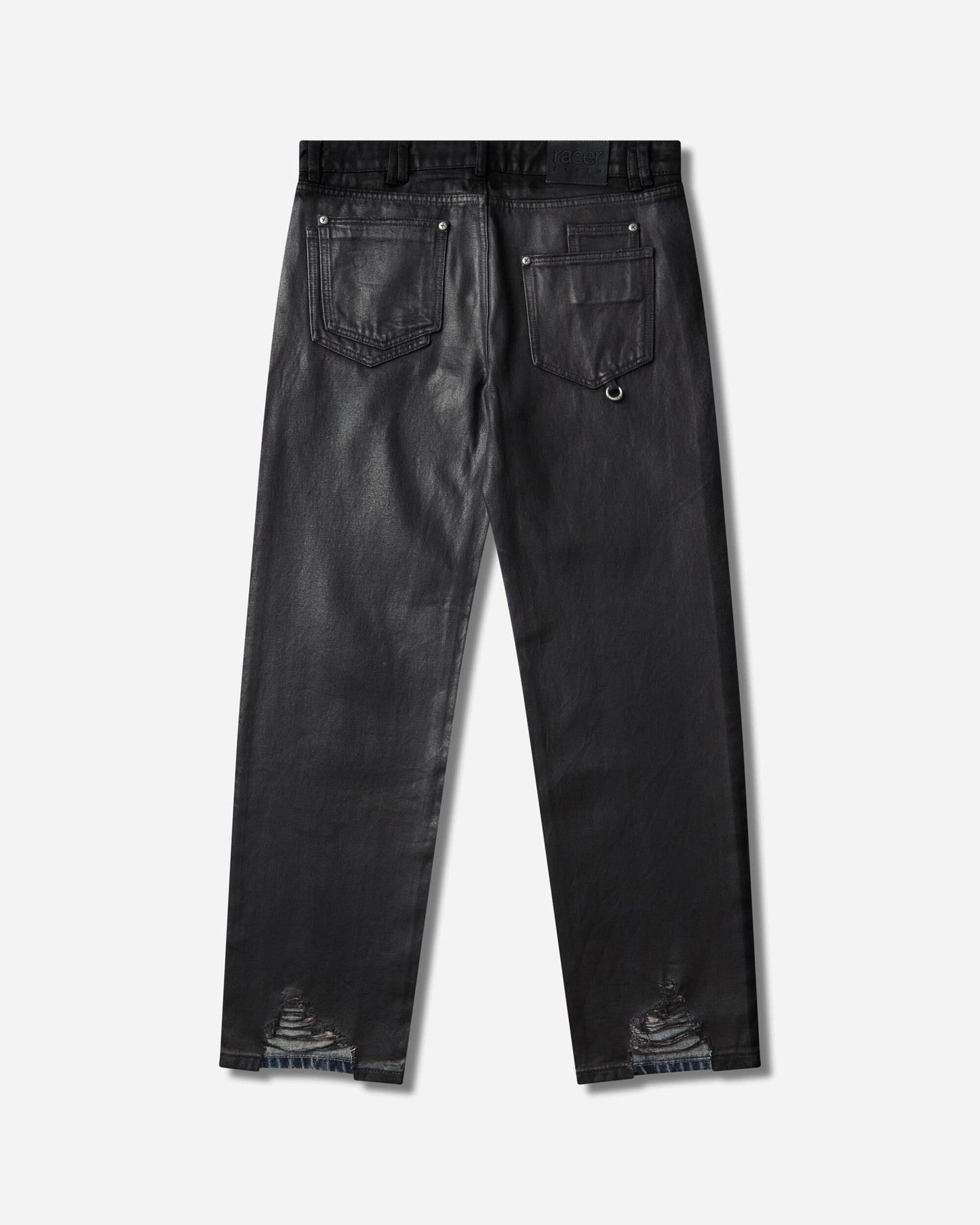 Racer Worldwide Coated Slim Denim Black Pants Denim SS26-JEANS-COATED-SLIM BLK