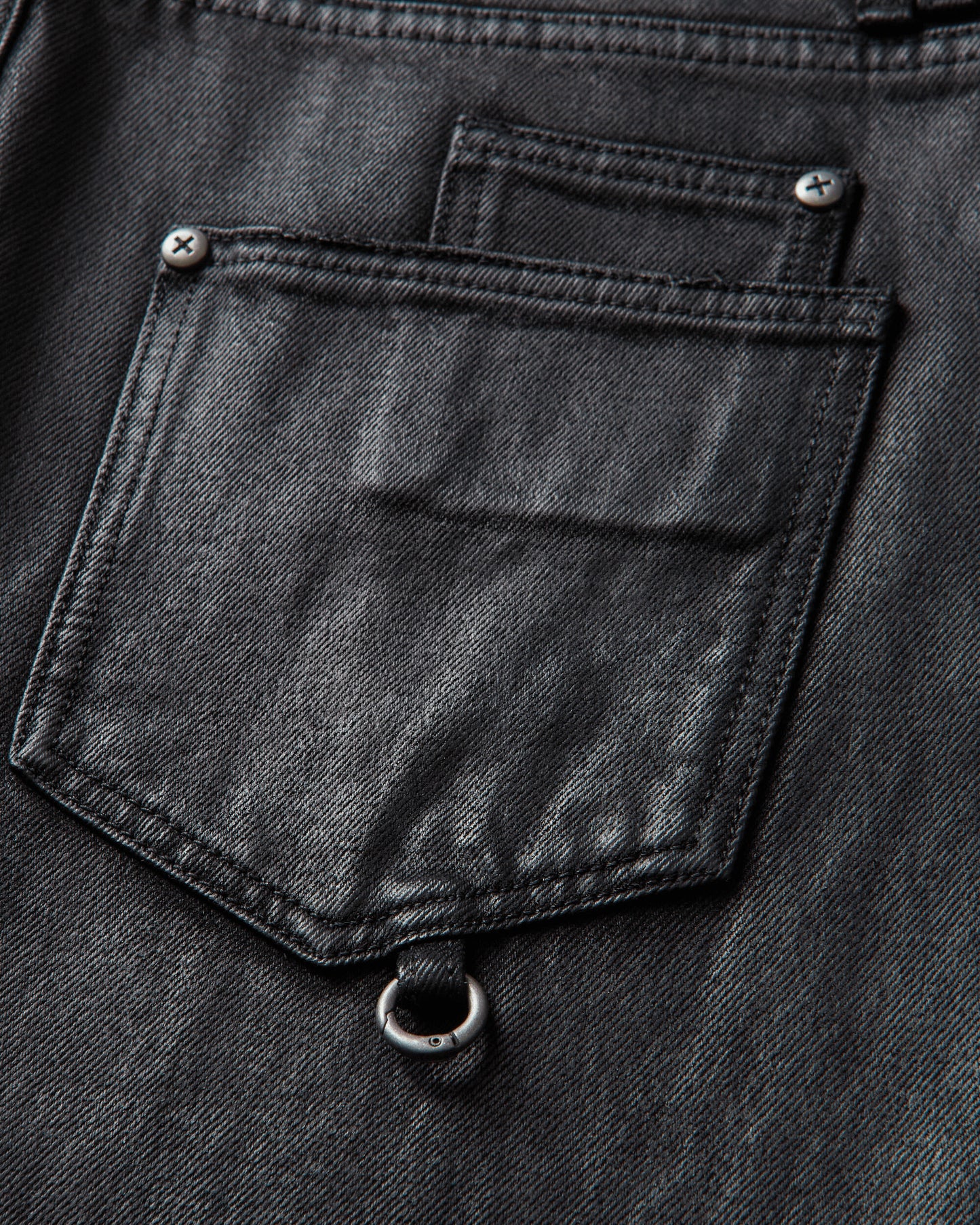 Racer Worldwide Coated Slim Denim Black Pants Denim SS26-JEANS-COATED-SLIM BLK
