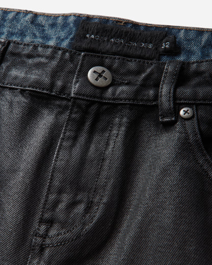 Racer Worldwide Coated Slim Denim Black Pants Denim SS26-JEANS-COATED-SLIM BLK