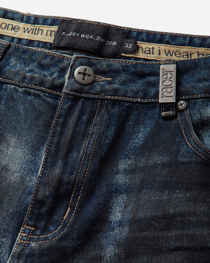 Racer Worldwide Overpainted Denim Blue Pants Denim FW25-JEANS-PAINTED BLUE