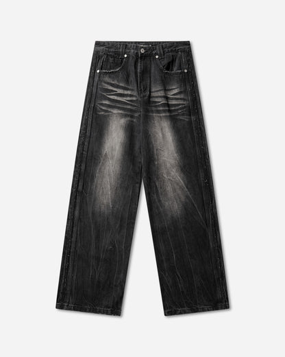 Racer Worldwide Scar Jeans Black Pants Denim SS24-JEANS-DISTRESSED BLACK