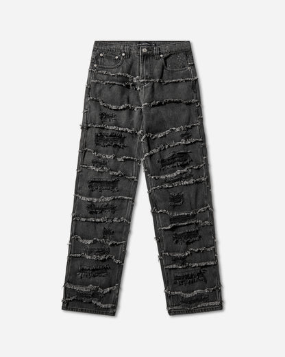 Racer Worldwide Washed Flag Jeans Black Pants Denim SS23-JEANS-FLAG BLACK