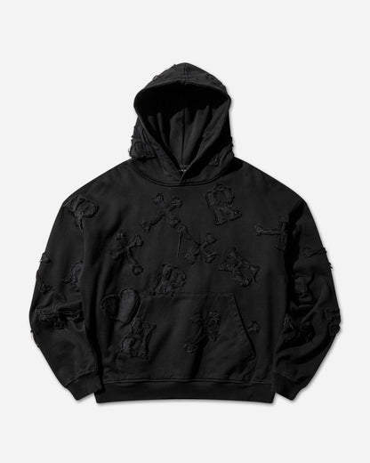 Racer Worldwide Black Patch Hoodie Black Sweatshirts Hoodies SS22-SW-BLACK BLACK