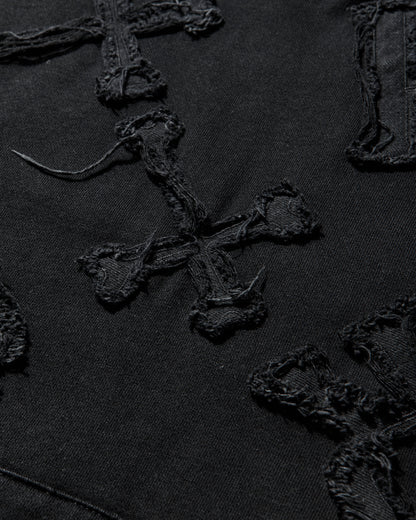 Racer Worldwide Black Patch Hoodie Black Sweatshirts Hoodies SS22-SW-BLACK BLACK