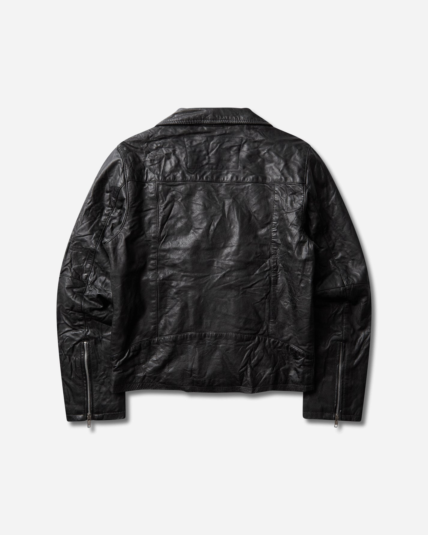 Racer Worldwide Biker Leather Jacket Black Coats and Jackets Leather Jackets JA-BIKER BLK