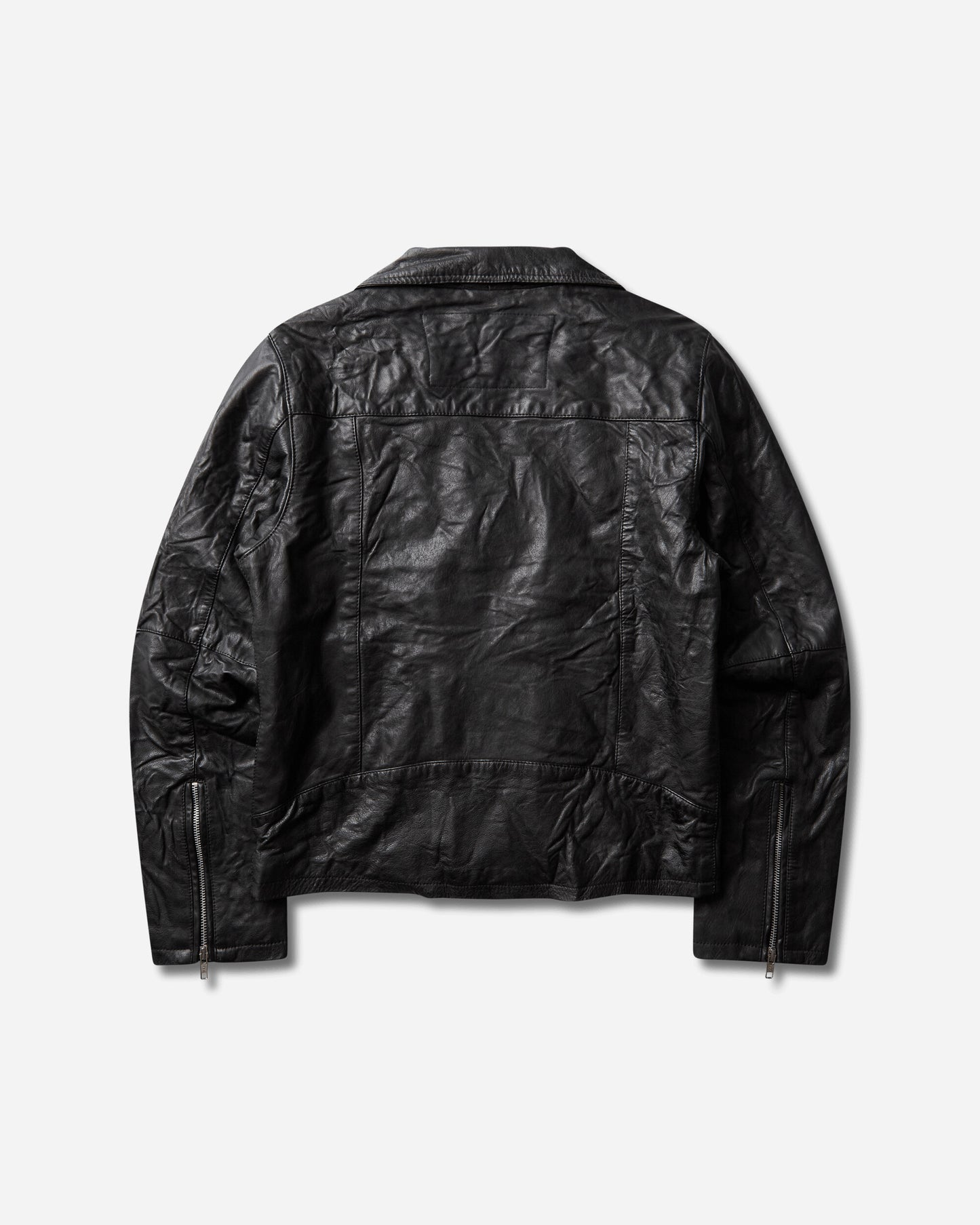 Racer Worldwide Biker Leather Jacket Black Coats and Jackets Leather Jackets JA-BIKER BLK