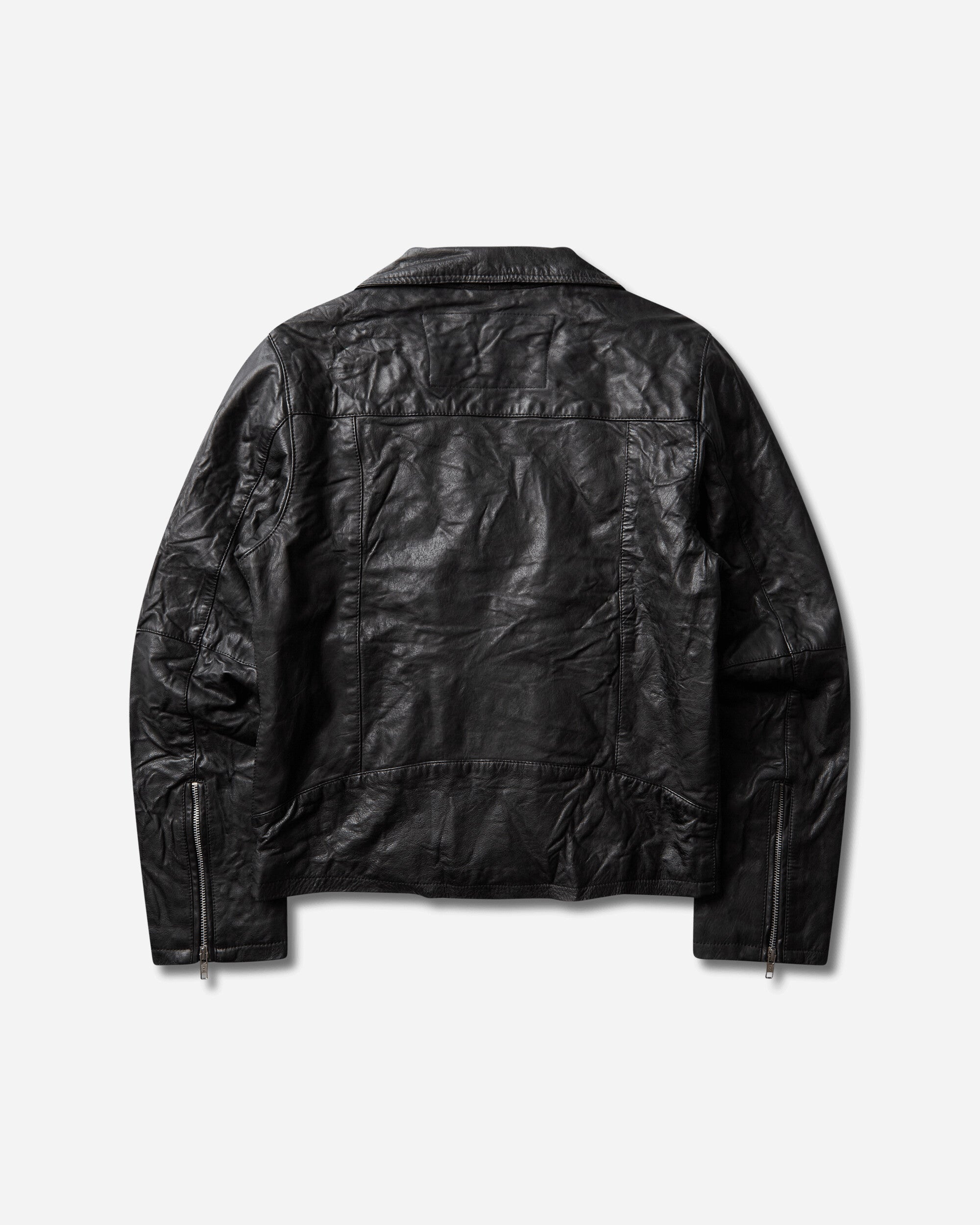 Racer Worldwide Biker Leather Jacket Black Coats and Jackets Leather Jackets JA-BIKER BLK