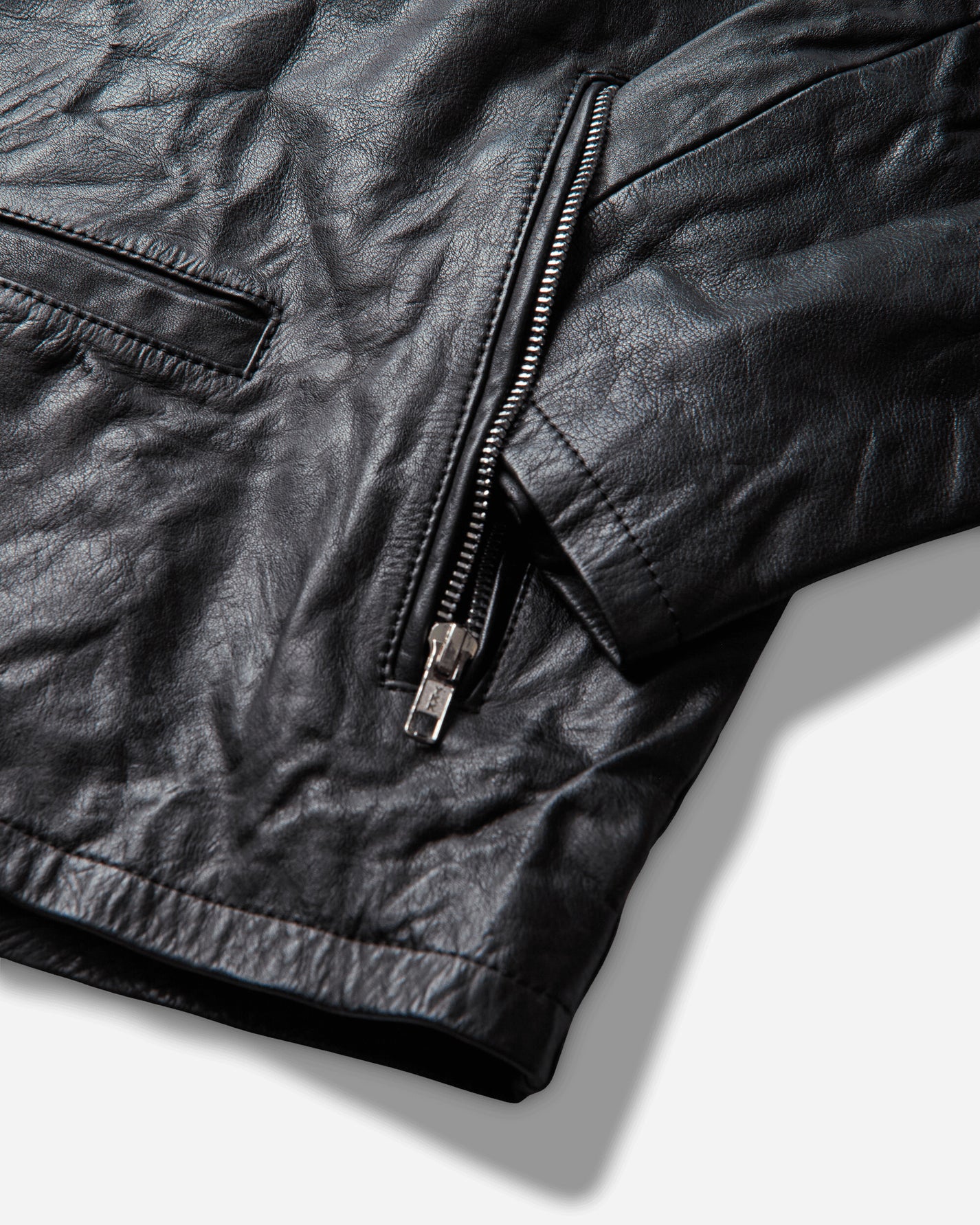 Racer Worldwide Biker Leather Jacket Black Coats and Jackets Leather Jackets JA-BIKER BLK