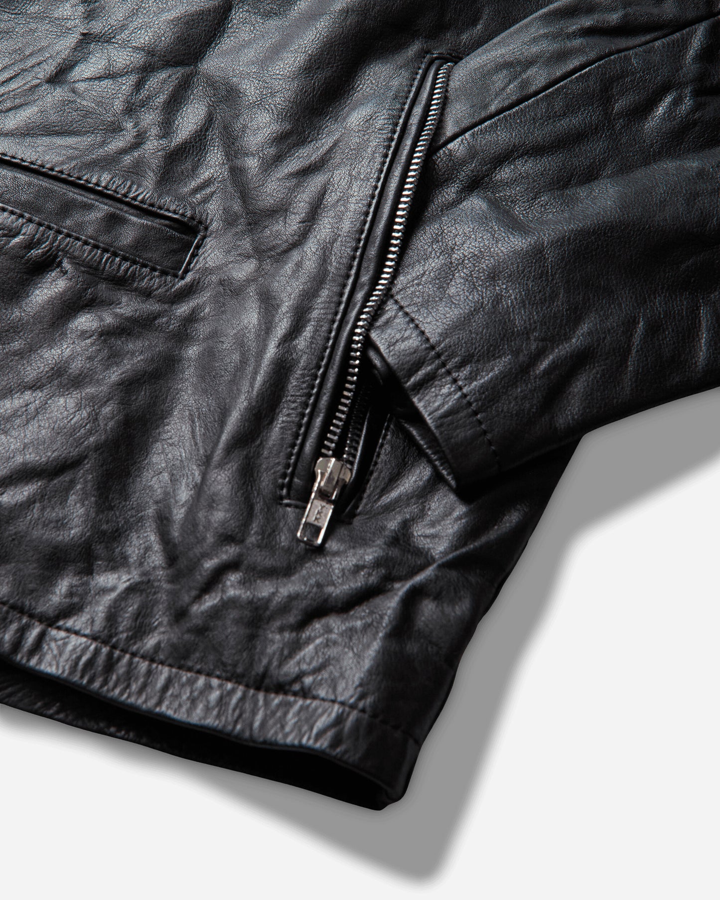 Racer Worldwide Biker Leather Jacket Black Coats and Jackets Leather Jackets JA-BIKER BLK